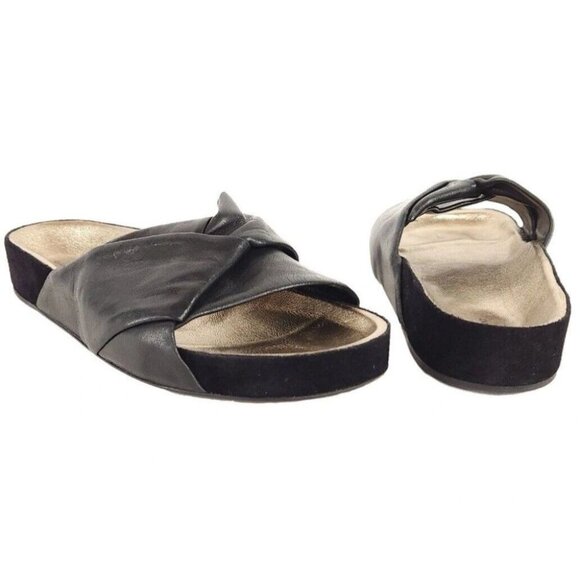 Isabel Marant Boop Leather Sandals Mirvin Mules 35 US 5 New Womens Black - Picture 2 of 9